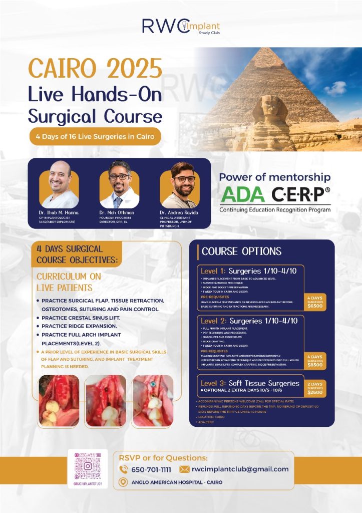 brochure of dental implants live surgeries